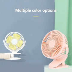 Portable Mini Hand Clip Fan Usb Direct Fan Quiet