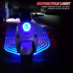 2pcs Motorcycle & Car Welcome Light Door